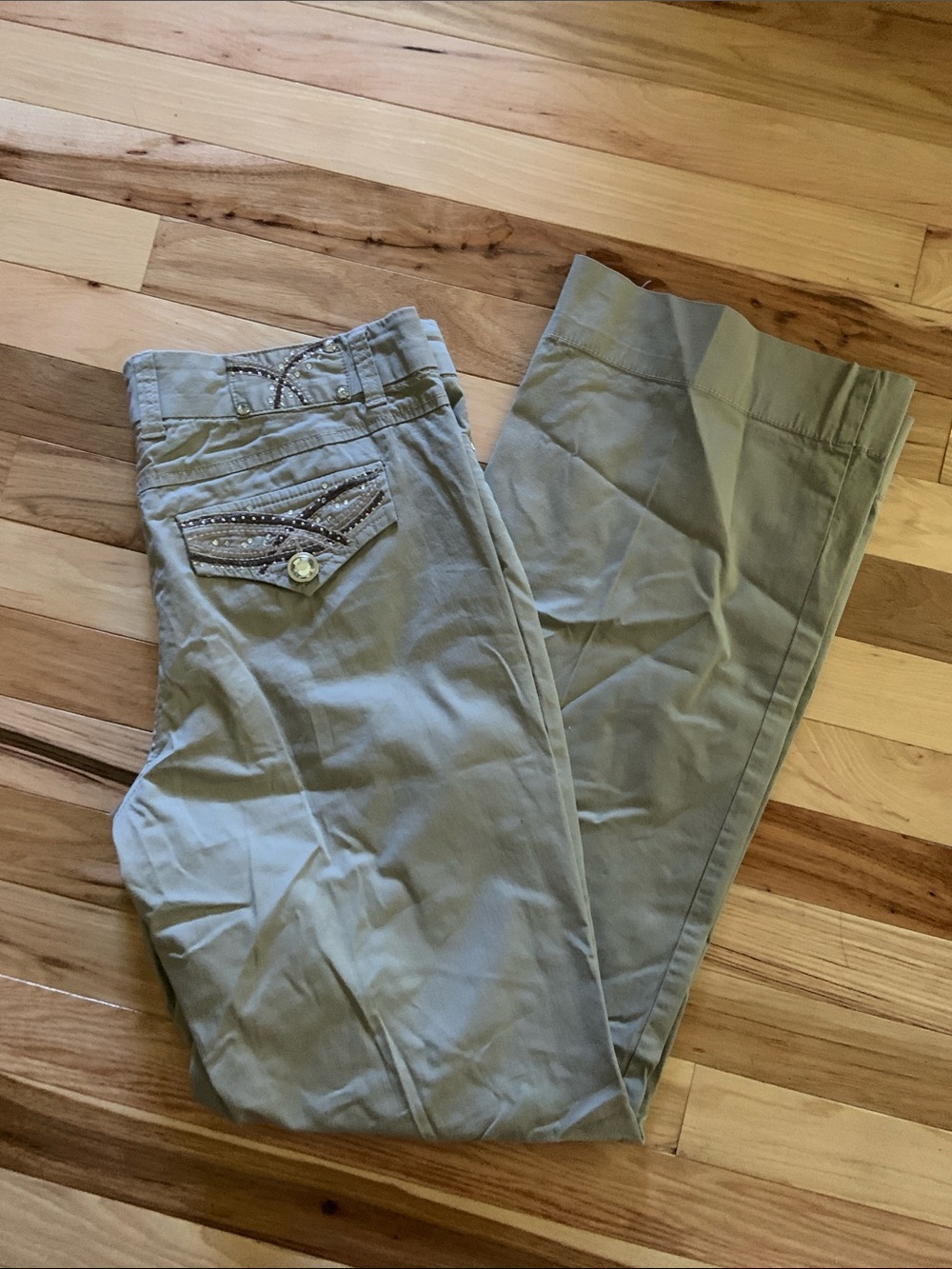Tan Style& Co Premium Tummy Control Trousers size 10